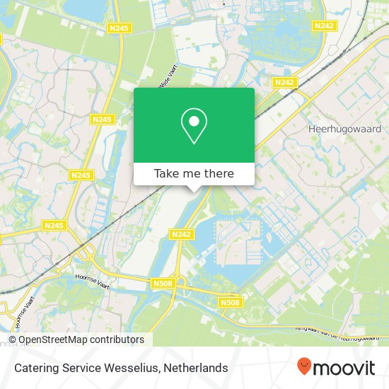 Catering Service Wesselius map