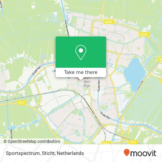 Sportspectrum, Sticht map