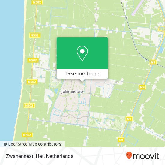 Zwanennest, Het map