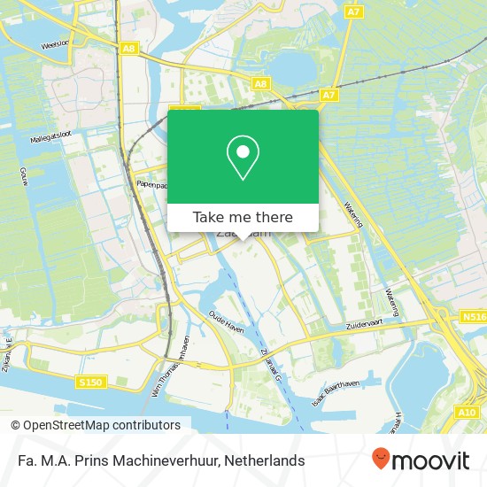 Fa. M.A. Prins Machineverhuur map