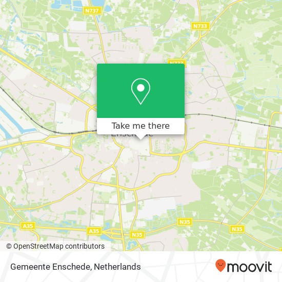 Gemeente Enschede Karte