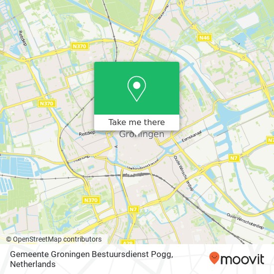 Gemeente Groningen Bestuursdienst Pogg Karte