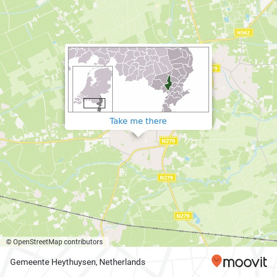 Gemeente Heythuysen Karte