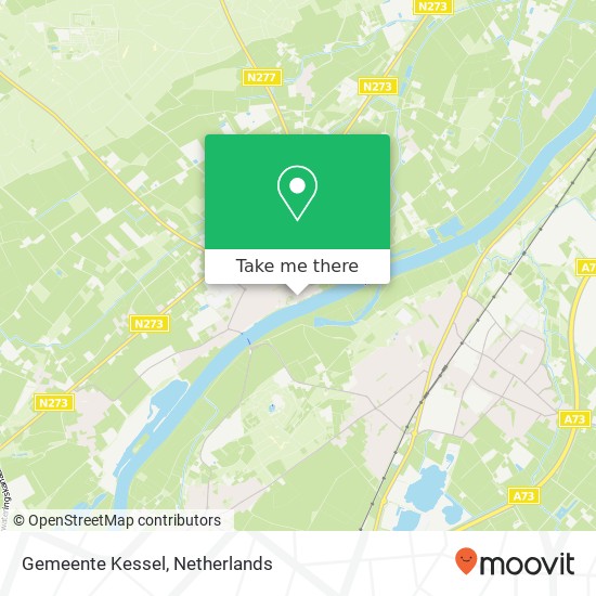 Gemeente Kessel Karte