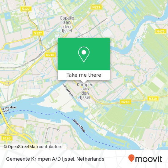 Gemeente Krimpen A/D Ijssel Karte