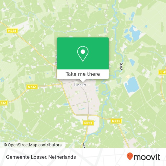 Gemeente Losser Karte