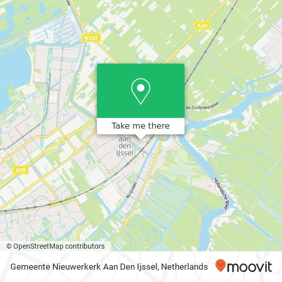 Gemeente Nieuwerkerk Aan Den Ijssel map