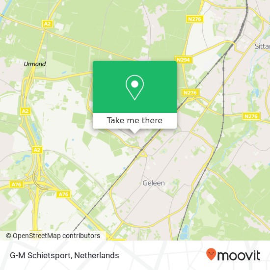 G-M Schietsport map