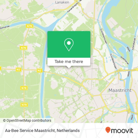 Aa-Bee Service Maastricht map