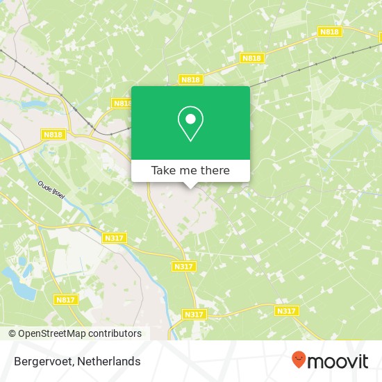 Bergervoet map