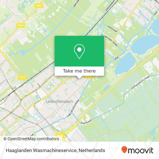 Haaglanden Wasmachineservice map