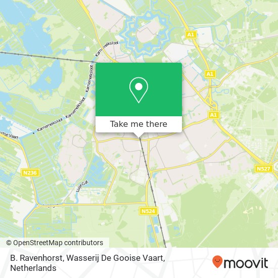 B. Ravenhorst, Wasserij De Gooise Vaart map