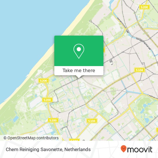 Chem Reiniging Savonette map