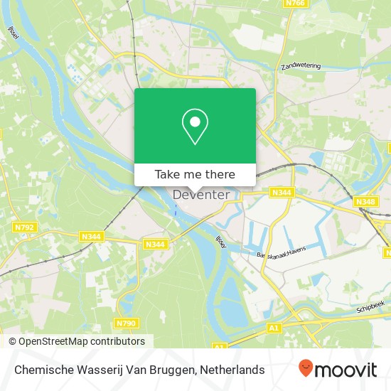 Chemische Wasserij Van Bruggen map