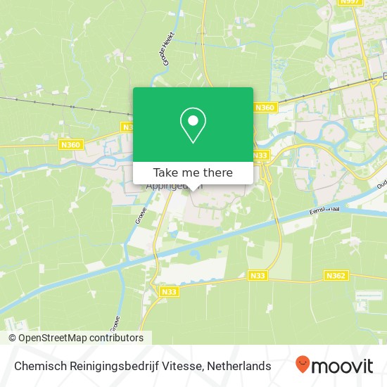 Chemisch Reinigingsbedrijf Vitesse map