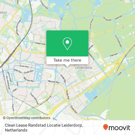 Clean Lease Randstad Locatie Leiderdorp map