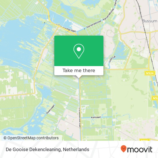 De Gooise Dekencleaning map