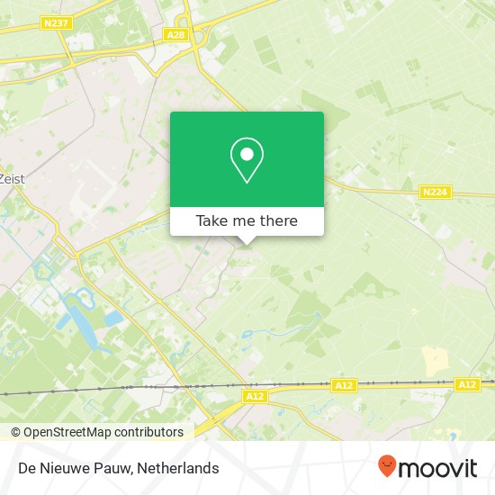 De Nieuwe Pauw map