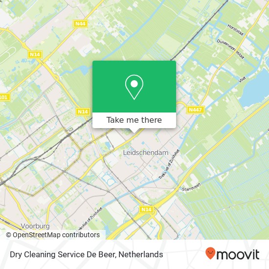 Dry Cleaning Service De Beer map