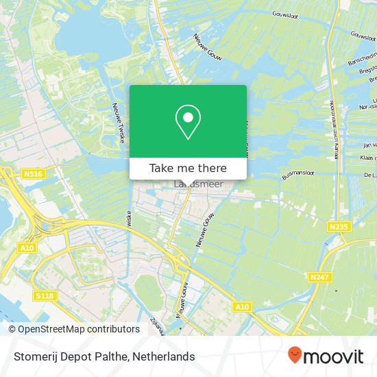 Stomerij Depot Palthe map