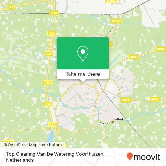 Top Cleaning Van De Wetering Voorthuizen Karte