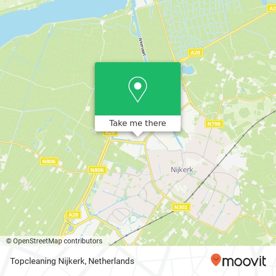 Topcleaning Nijkerk map