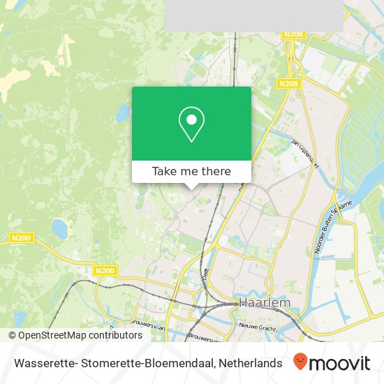 Wasserette- Stomerette-Bloemendaal map