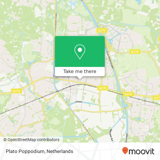 Plato Poppodium map