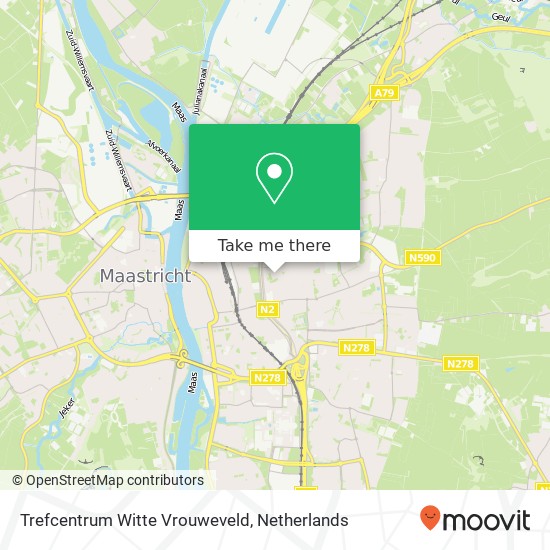 Trefcentrum Witte Vrouweveld map