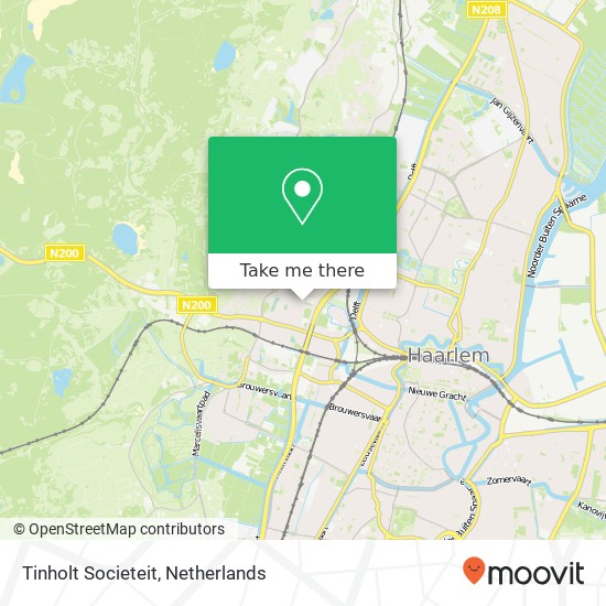 Tinholt Societeit map