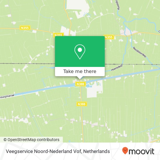 Veegservice Noord-Nederland Vof map