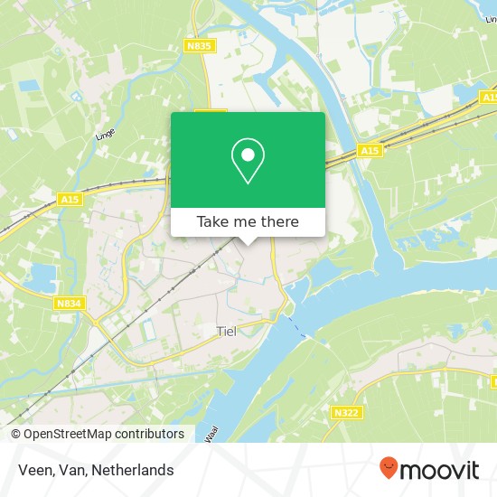 Veen, Van map