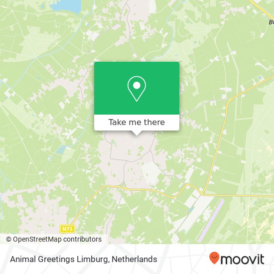 Animal Greetings Limburg map