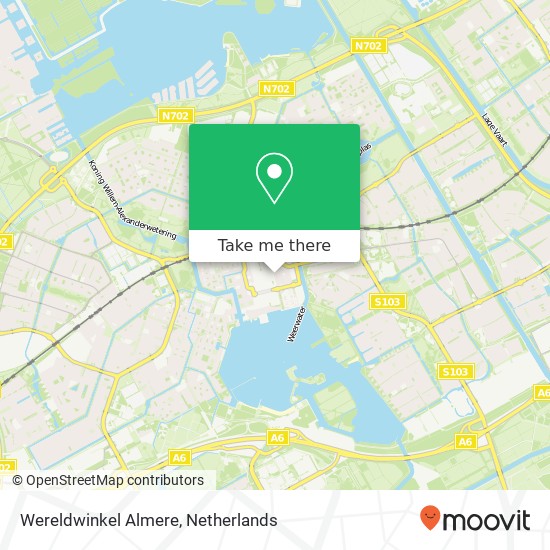 Wereldwinkel Almere map