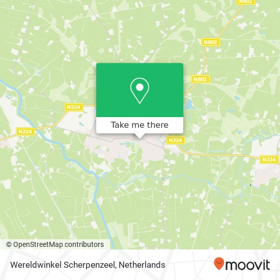 Wereldwinkel Scherpenzeel map