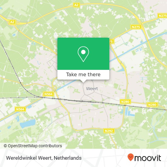 Wereldwinkel Weert map