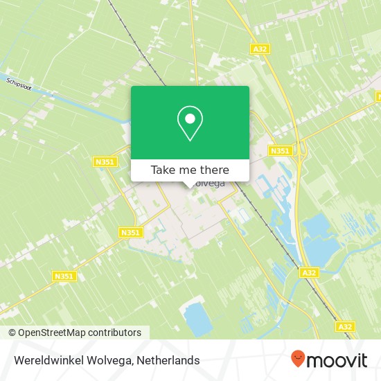 Wereldwinkel Wolvega map