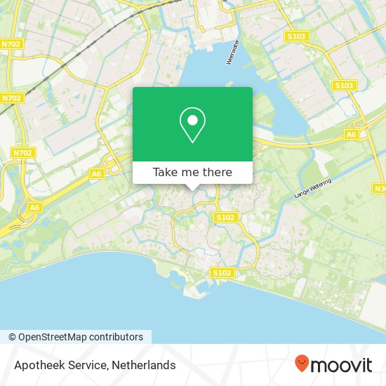 Apotheek Service map