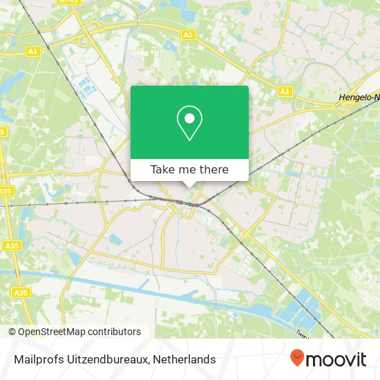 Mailprofs Uitzendbureaux map