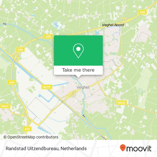 Randstad Uitzendbureau map