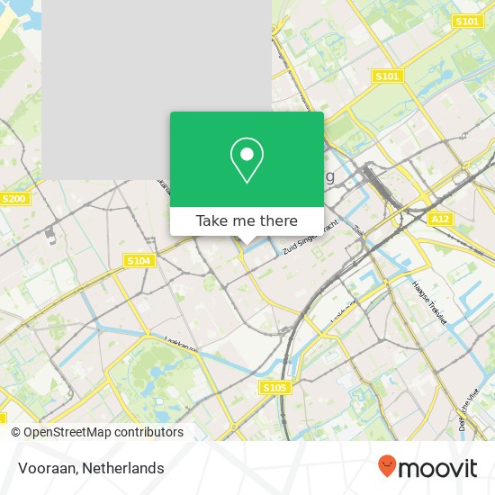 Vooraan map