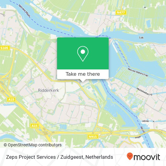 Zeps Project Services / Zuidgeest map