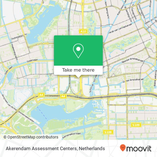 Akerendam Assessment Centers map