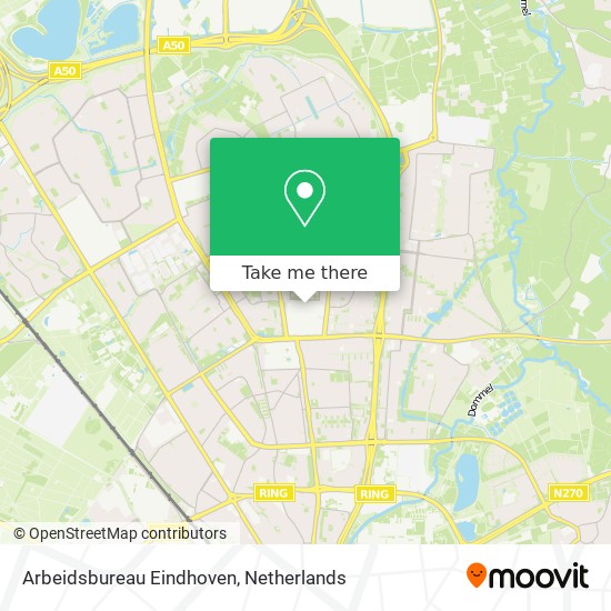 Arbeidsbureau Eindhoven map