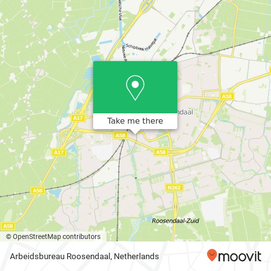Arbeidsbureau Roosendaal map