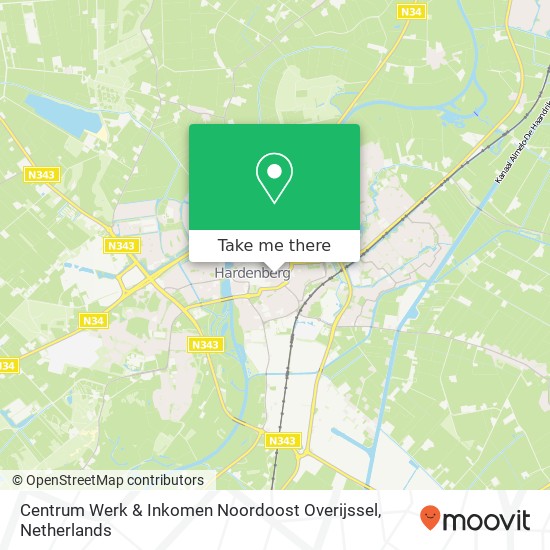 Centrum Werk & Inkomen Noordoost Overijssel map