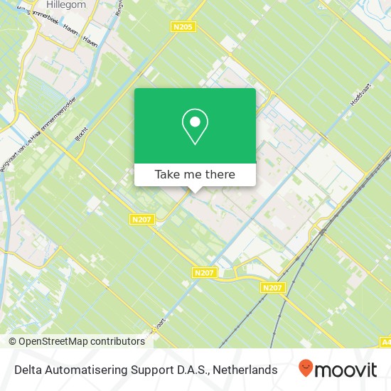 Delta Automatisering Support D.A.S. map
