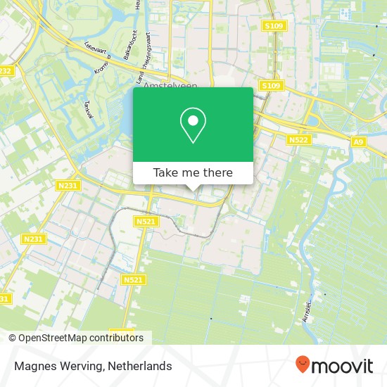 Magnes Werving map