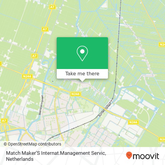 Match Maker'S Internat.Management Servic map