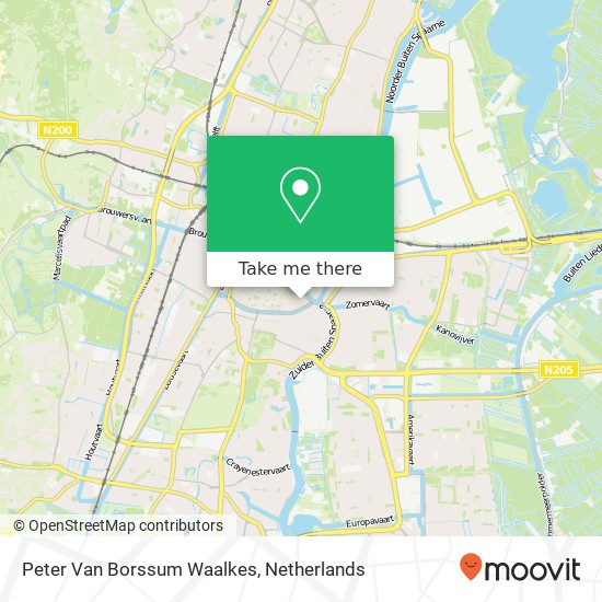 Peter Van Borssum Waalkes map